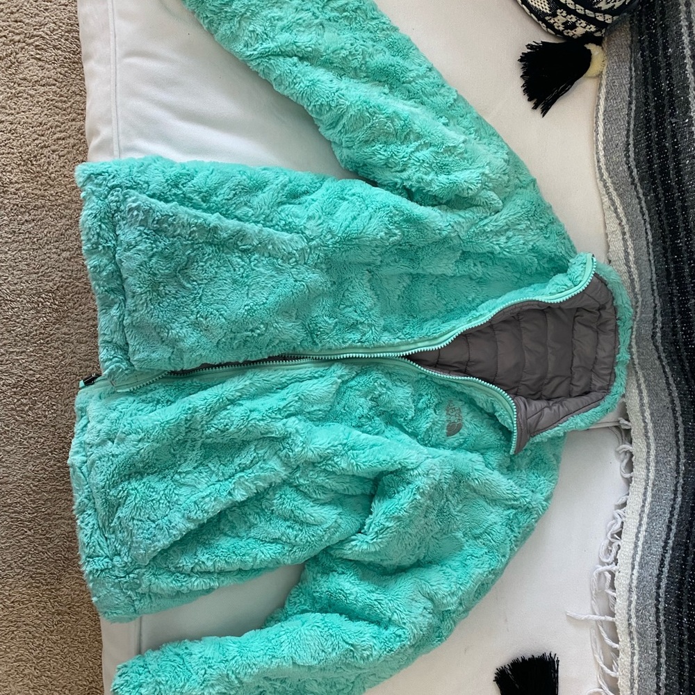 North Face Girls Large reversible jacket